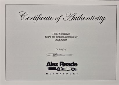 Autograph of Kurt Adolff 
Photo paper
Size:...