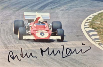 Autograph of Arturo Merzario
Photo paper...