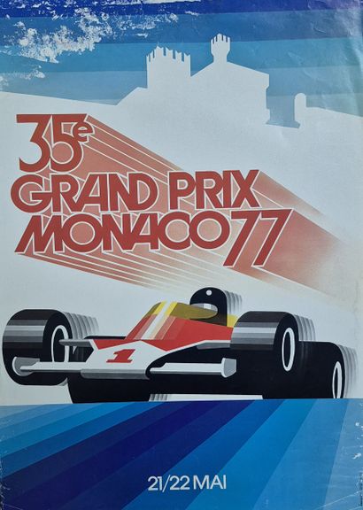 Poster for the 35th Monaco Grand Prix, May...