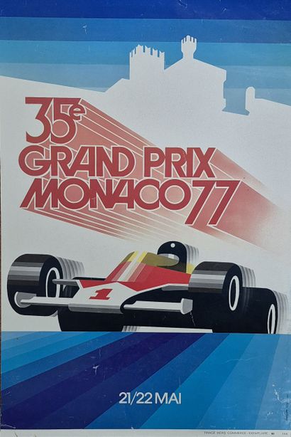 Poster for the 35th Monaco Grand Prix, May...