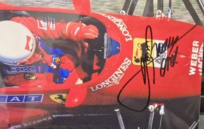 Autograph of René Arnoux
Photo paper 
Dimensions:...