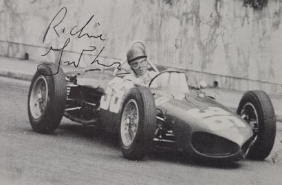 Autographed by Richie Ginther
Cardboard 
Dimensions:...