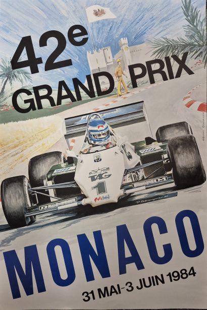 Poster for the 42nd Monaco Grand Prix, May...