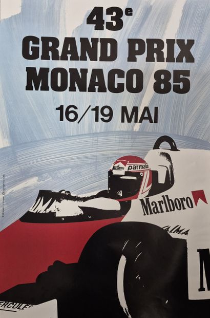 Poster for the 43rd Monaco Grand Prix, May...