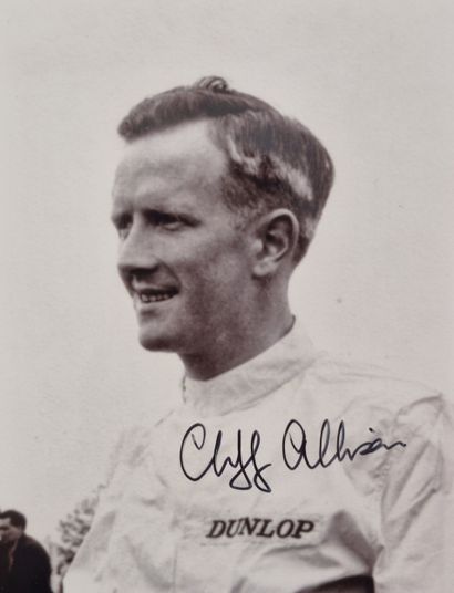 Autograph of Cliff Allison
Photo paper 
Size:...
