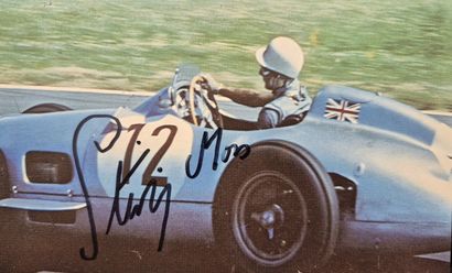 Autograph by Sir Stirling Moss
Cardboard...