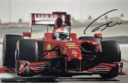 Autograph of Giancarlo Fisichella
Photo paper...