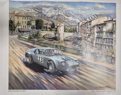 Poster for the Montée historique de Sospel.
Printed...