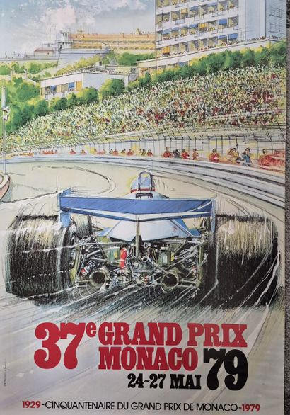 Poster for the 37th Monaco Grand Prix, May...