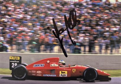 Autograph of Ivan Capelli
Photo paper 
Dimensions:...
