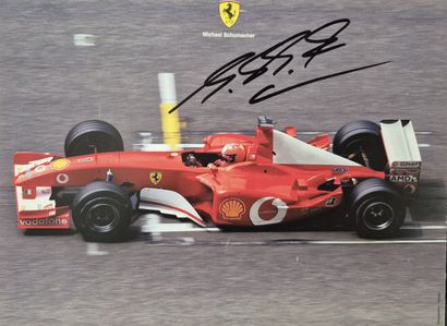 Autograph of Michael Schumacher, Ferrari...