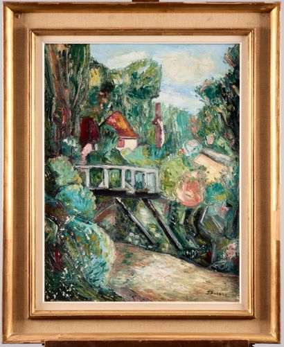 Jean DUCASSE
Bridge
Oil on canvas, signed...