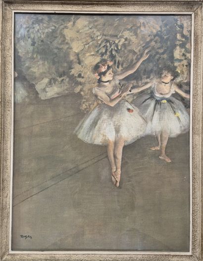 After Edgar DEGAS (1834-1917)
The Dancers...