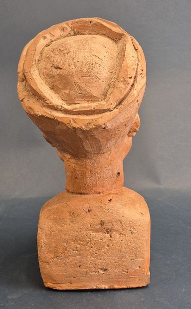 ZERI XX th African bust, terracotta proof...
