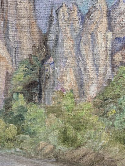 Marcelle HORACE (1907-?), attributed to 
Mountain...