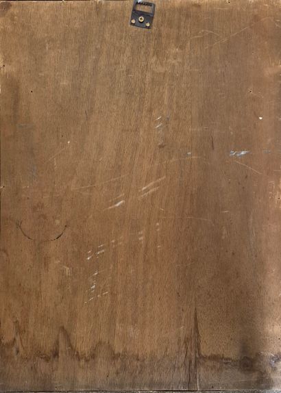Portrait of a man with an open shirt and...