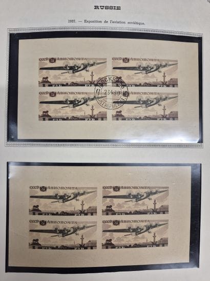 RUSSIE / URSS
belle collection de timbres...