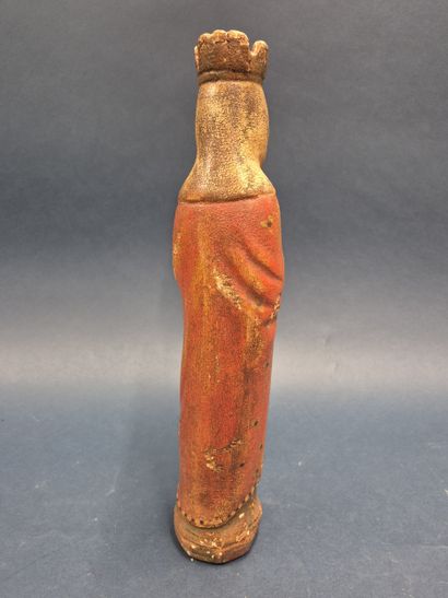 Crowned Virgin
Polychrome wood sculpture...