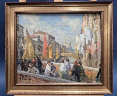 Eugenio BONIVENTO (1880 - 1956)
Vue de Venise
Huile...