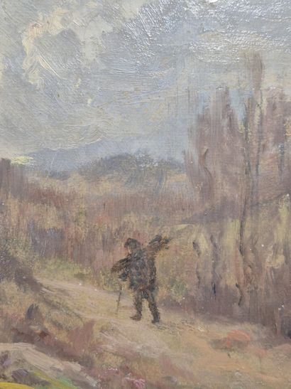 Anonyme, XIXe siècle 
Vues de campagne
Deux...