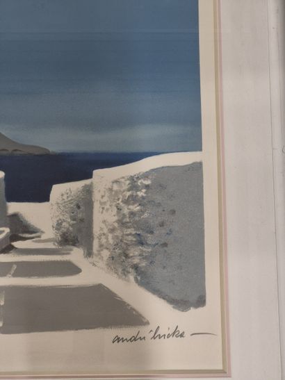 André BRICKA (1922-1999)
Santorini
Pair of...