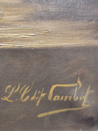 L. CAMBEDOUZOU dit CAMBOT, Ecole du début...