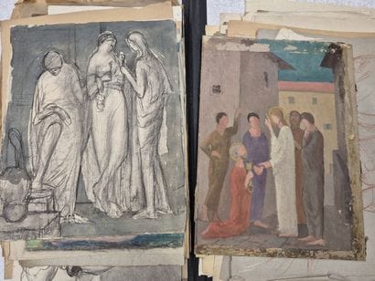 Adolphe DETEIX (1892-1967)
Set of approximately...