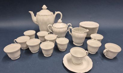 LIMOGES, ULIM France 
Part of a plain white...