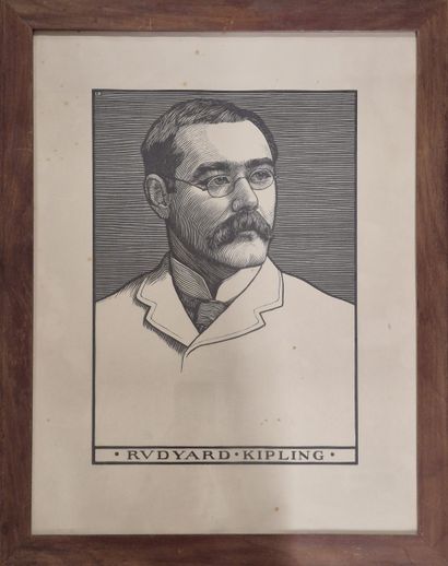 20th century school 
Portrait of Rudyard...