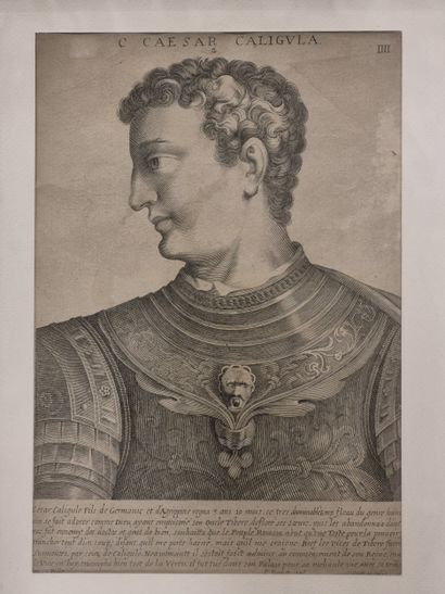 MARIETTE Pierre Jean 
Caesar Caligula 
Engraving...
