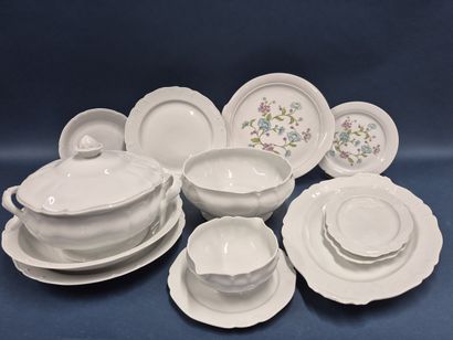 LIMOGES, ULIM France 
Part of a plain white...