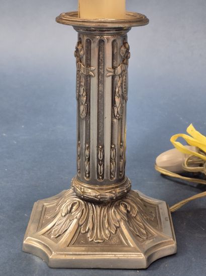 Victor SAGLIER (1809-1894)
Pair of silver-plated...