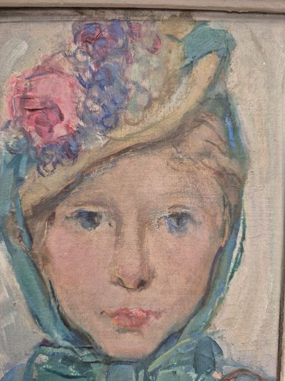 Anonyme, école du début du XXe siècle
Portrait...