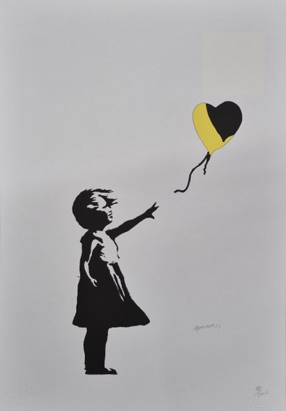 Based on BANKSY (born 1974)
Girl with a balloon
Digital...