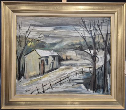 ROUZIER (XXe siècle)
Paysage d'hiver
Huile...