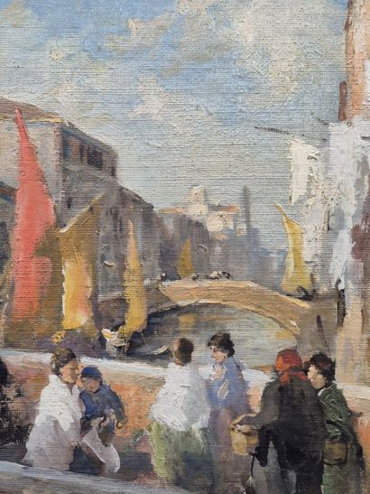 Eugenio BONIVENTO (1880 - 1956)
Vue de Venise
Huile...
