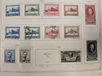 RUSSIE / URSS
collection de timbres neufs*...