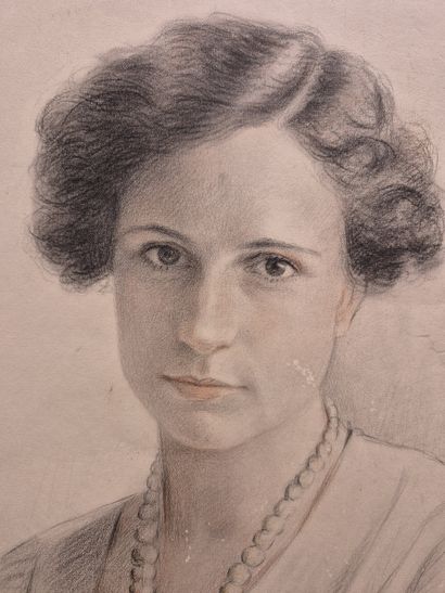 Louis LIEZARD (20th century)
Woman with pearl...