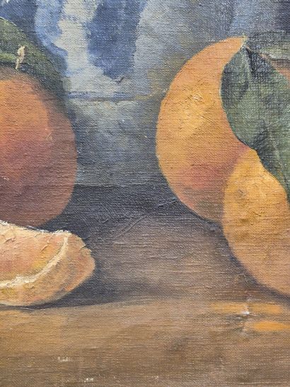 Ecole du XXe siècle. 
Nature morte à la théière...