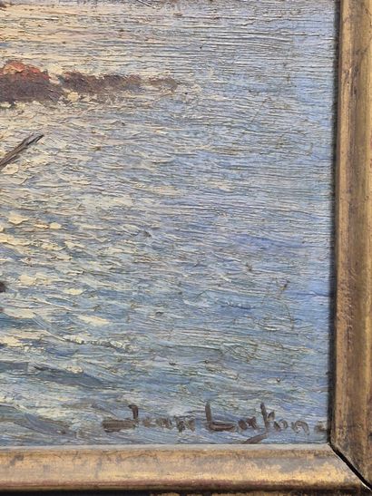 Jean LAFON (XXe)
La barque
Huile sur panneau,...