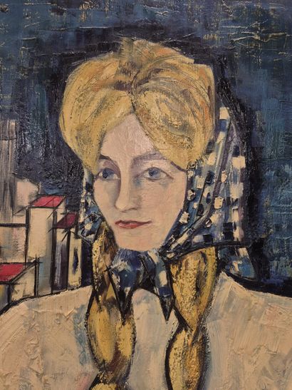Fred GROTHÉ-MAHÉ (né en 1922)
Femme au bouquet...