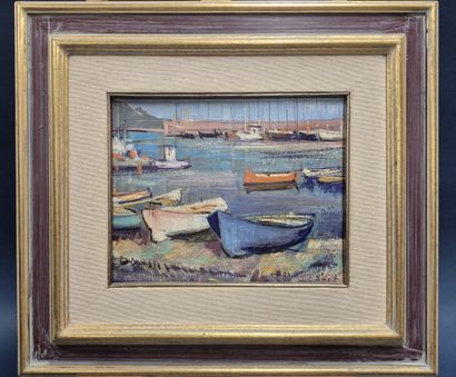 César BOLLETTI (1915-1955)
Barques
Huile...