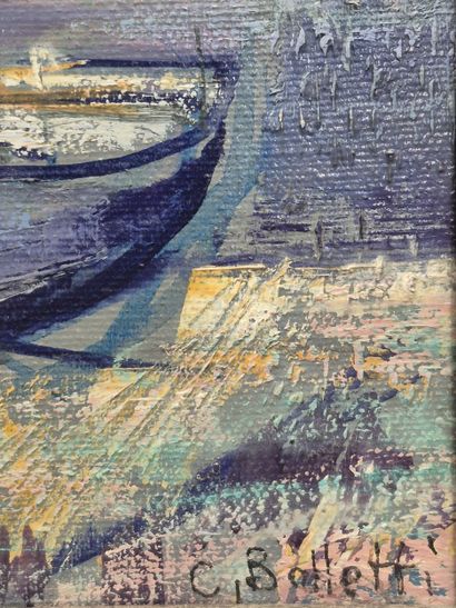 César BOLLETTI (1915-1955)
Barques
Huile...