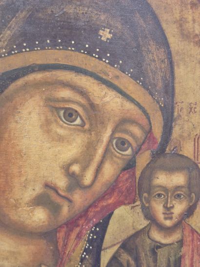 Icône russe de la fin du XIXe siècle
Vierge...