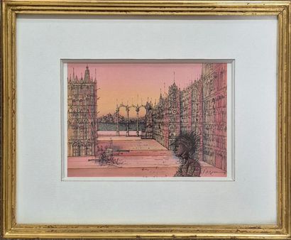 Jean CARZOU (1907-2000) Venice Signed and...