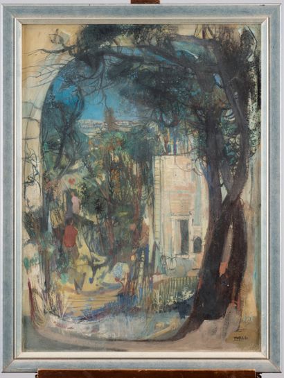 Louis TRABUC (1928-2008)
Mas de Provence
Aquarelle...