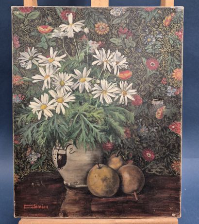 Marie Louise SIMEON
Nature morte au bouquet...