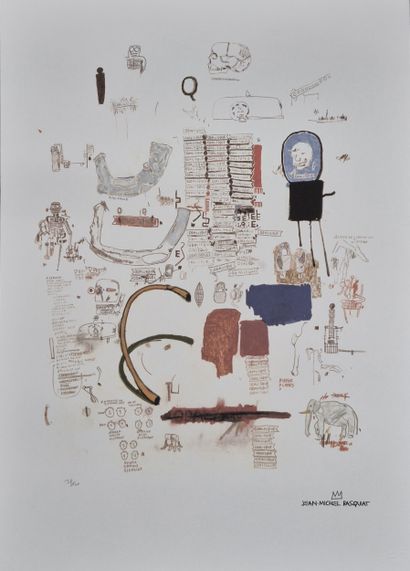 After Jean-Michel BASQUIAT (1960-1988)
Odalisque
Digital...