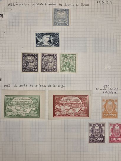 RUSSIE / URSS
dans 8 classeurs, collection...