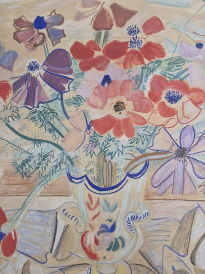 20th century school
Bunch of flowers
Gouache...